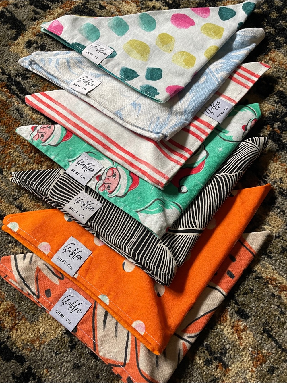 Dog Bandanas - Golden Surf Co - 7 total